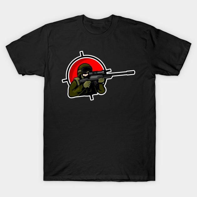 Sniper T-Shirt by Dheograft